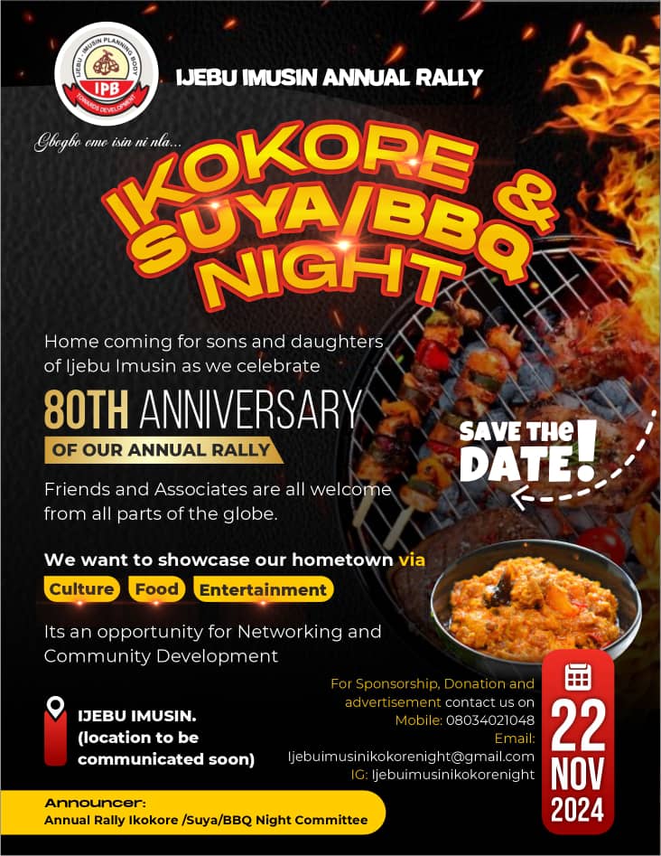 IKOKORE & SUYA NIGHT:BBQ NIGHT